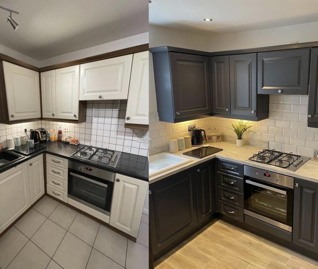 Kitchen Respray Warwickshire by JWS Coatings UK